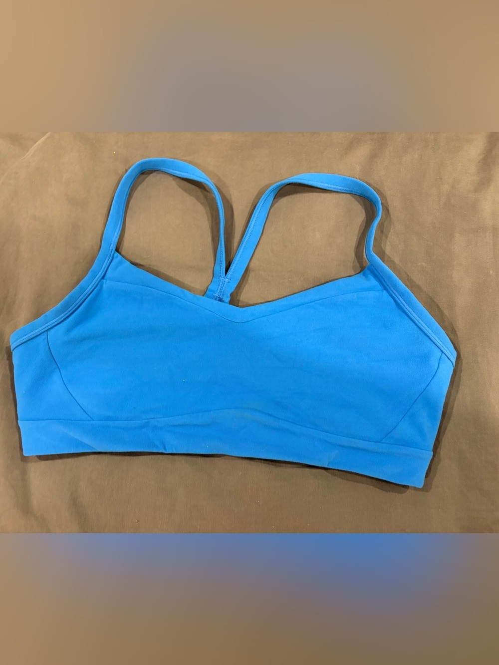 Athleta Bright Blue Strappy Sports Bralette